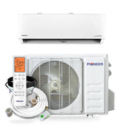 Pioneer® Quantum Hyperformance™ 9,000 BTU 25 SEER2 230V High-Wall Ductless Mini-Split Air Conditioner Inverter Heat Pump Full Set