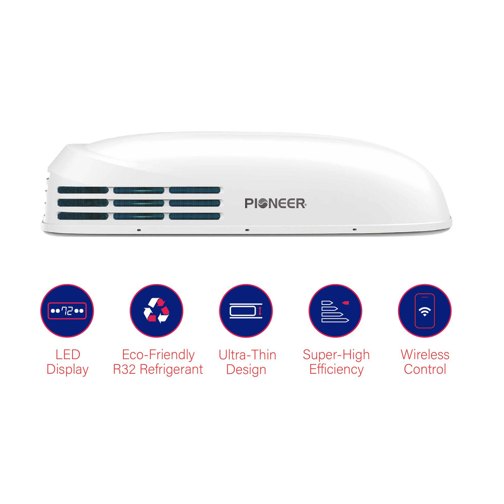 Pioneer® 13,500 BTU Full Inverter Rooftop RV Air Conditioner Heat Pump, 115V - Clearance 💰