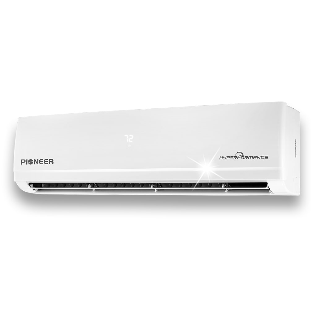 Pioneer® Hyperformance™ 12,000 BTU 23.5 SEER2 Ductless Mini Split Inverter++ Wi-Fi Enabled Air Conditioner Hyper Heat Pump Full Set 230V