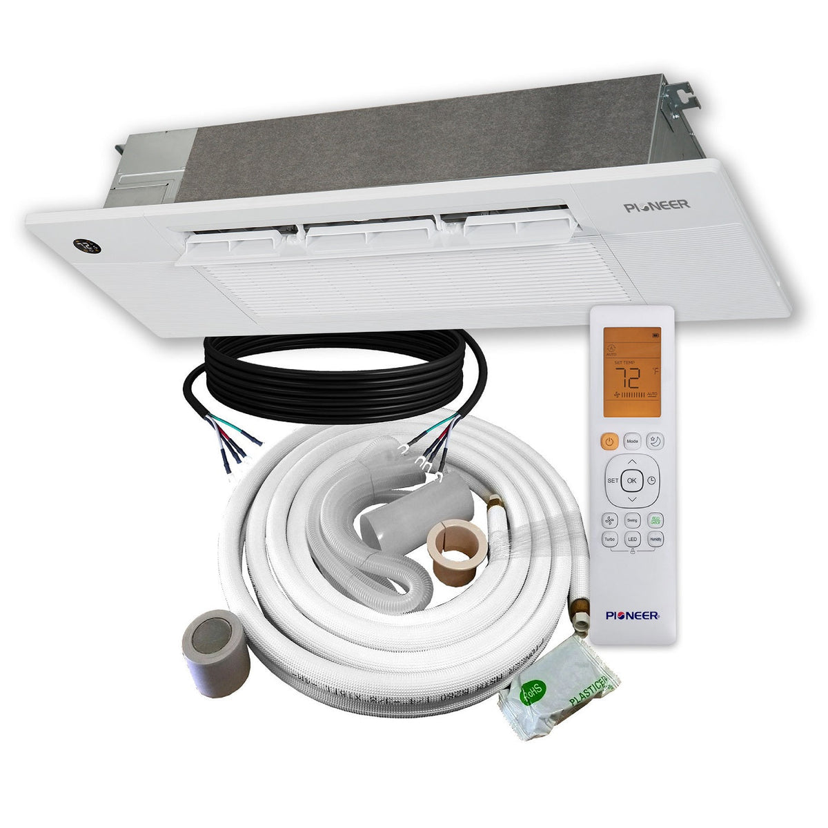 Pioneer® Multi Zone 18,000 BTU Quantum Series One-Way Ceiling Cassette ...
