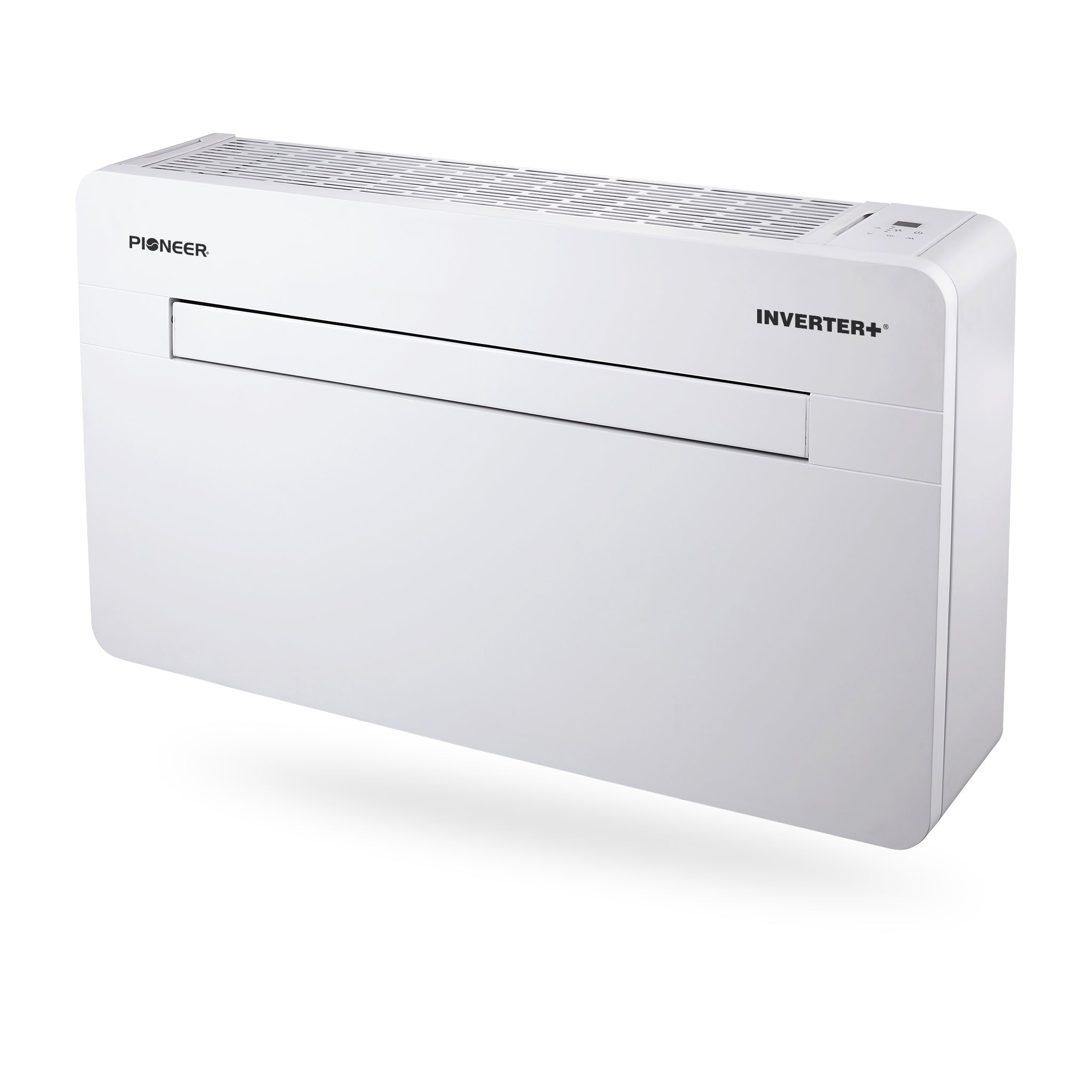 Pioneer 12,000 BTU Console Inverter Heat Pump, Through-the-Wall Monoblock Packaged Unit with No Outdoor Condenser, 230V
