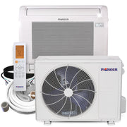 Pioneer® 18,000 BTU 22.4 SEER2 Floor Console Mini-Split Inverter++ Energy-Star Air Conditioner Heat Pump System Full Set 230V