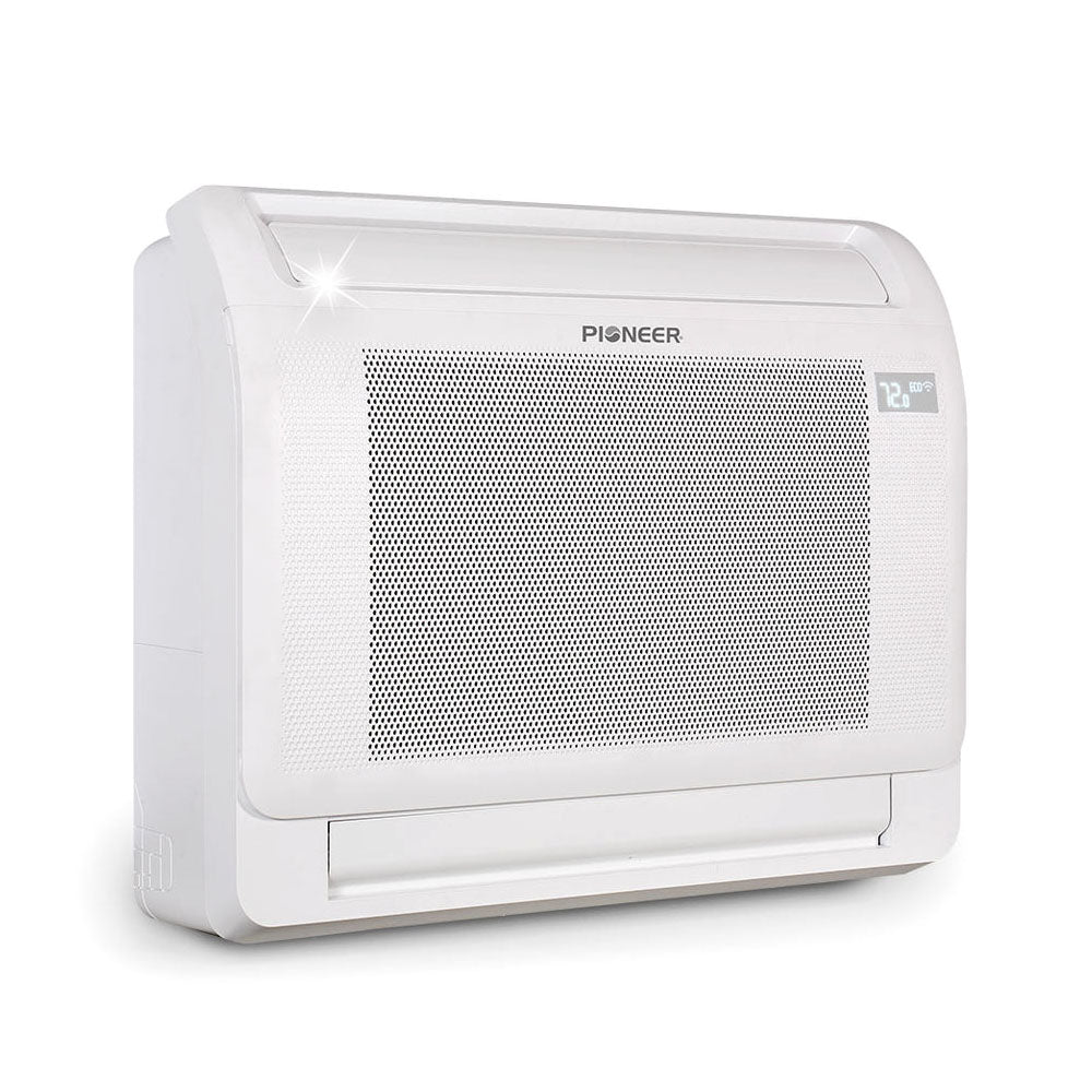 Pioneer® Quantum Ultra™ 12,000 BTU 24.6 SEER2 230V Floor/Low-Wall Mounted Console Ductless Mini-Split Air Conditioner Inverter Heat Pump Full Set