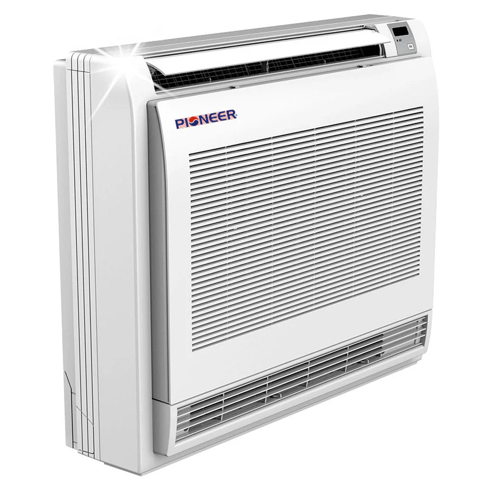 Pioneer® Quantum Ultra™ 12,000 BTU 24.6 SEER2 230V Floor/Low-Wall Mounted Console Ductless Mini-Split Air Conditioner Inverter Heat Pump Full Set