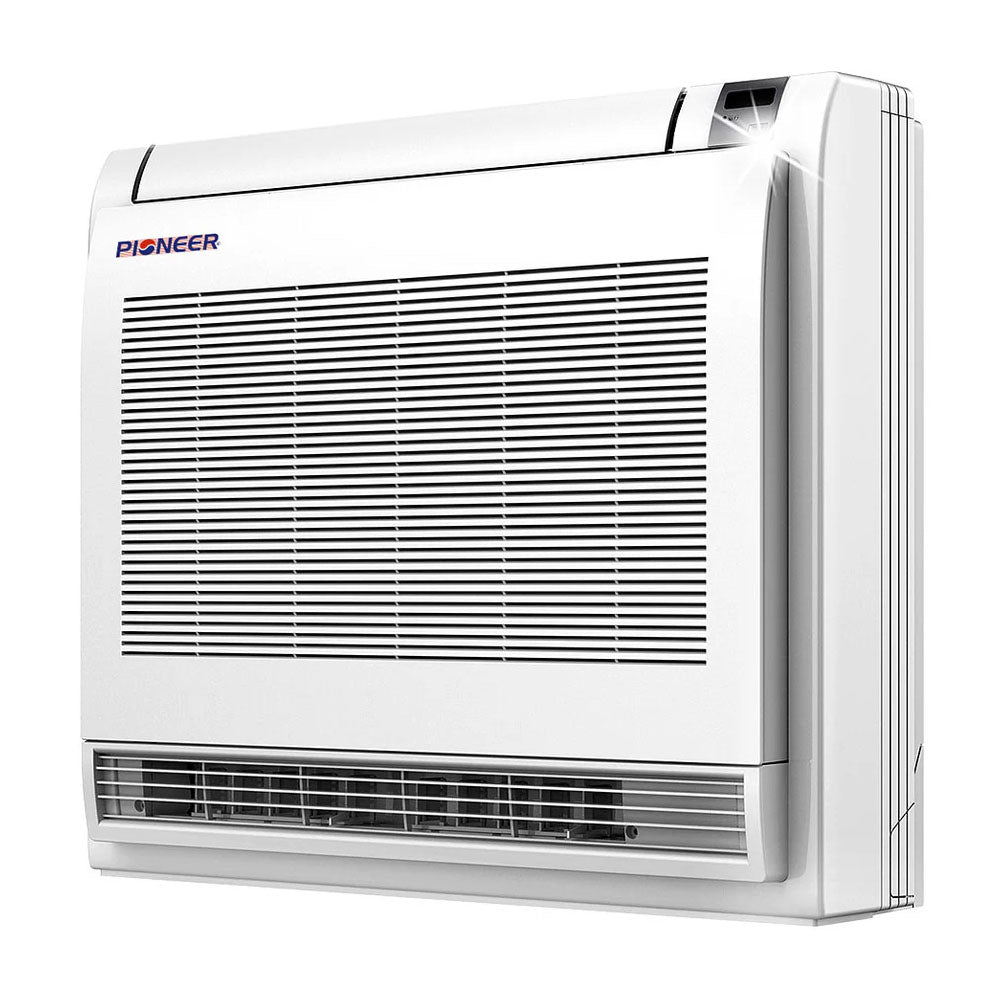 Pioneer® Quantum Ultra™ 12,000 BTU 24.6 SEER2 230V Floor/Low-Wall Mounted Console Ductless Mini-Split Air Conditioner Inverter Heat Pump Full Set