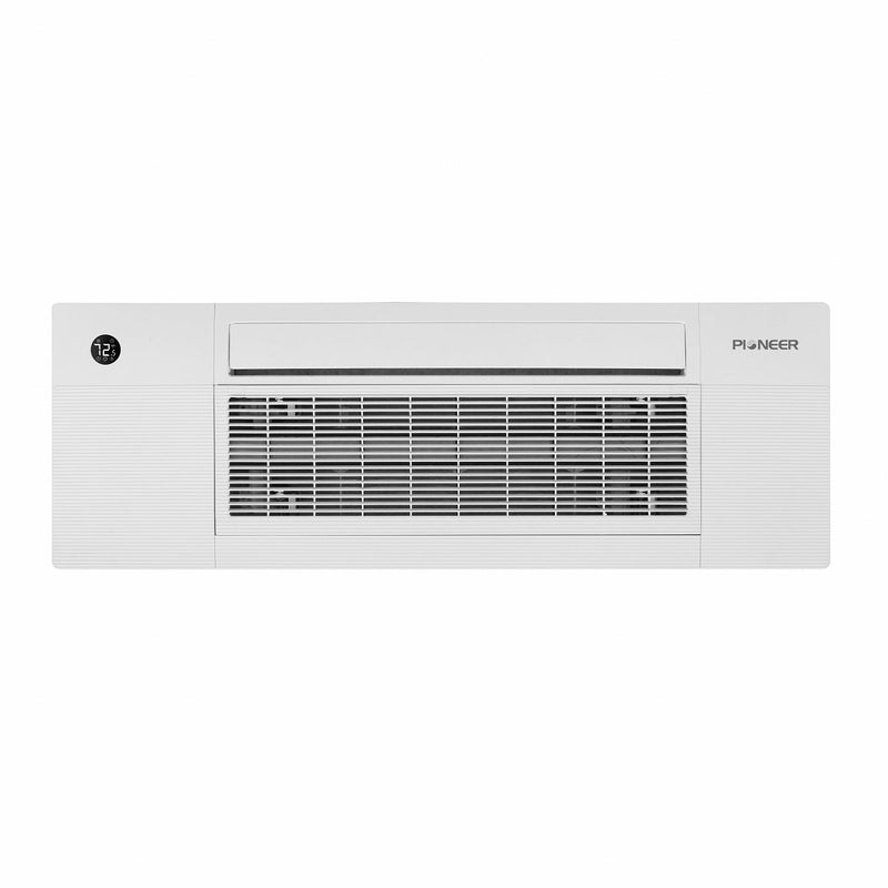 Pioneer® Multi Zone 9,000 BTU Quantum Series One-Way Ceiling Cassette Indoor Section Split Inverter++ Air Conditioner Heat Pump 230V