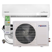 Pioneer® Hyperformance™ 12,000 BTU 23.5 SEER2 Ductless Mini Split Inverter++ Wi-Fi Enabled Air Conditioner Hyper Heat Pump Full Set 230V