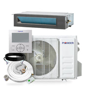 Pioneer® Quantum Ultra™ 9,000 BTU 20.5 SEER2 230V Ceiling Concealed Ducted Mini-Split Air Conditioner Inverter Heat Pump Full Set