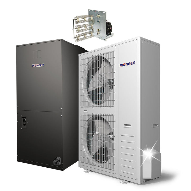 Pioneer® 48,000 BTU 18 SEER Ducted Central Split Air Conditioner Heat Pump System, 2nd Generation