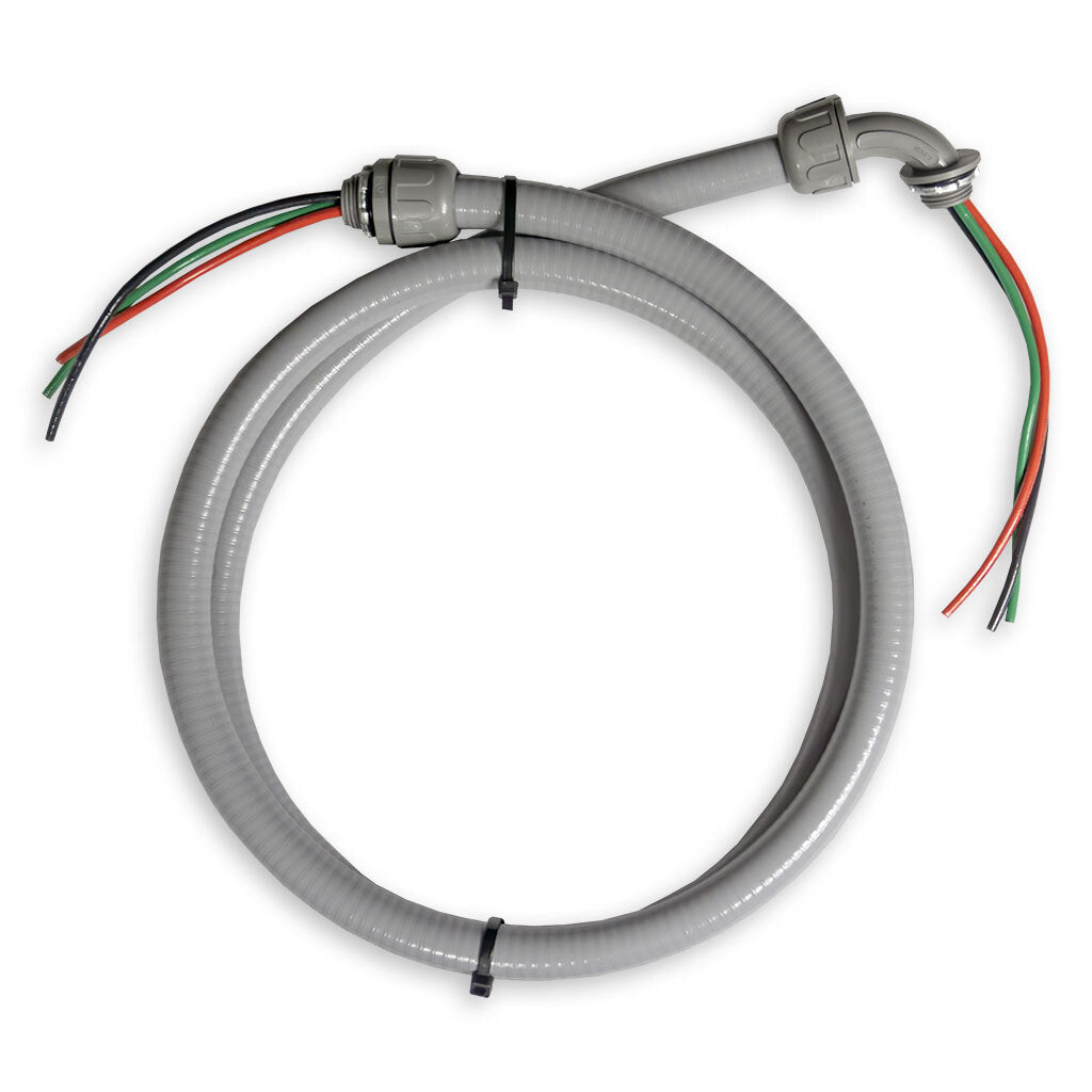 6 Ft Plastic Flexible Whip 10 AWG 3-Lead