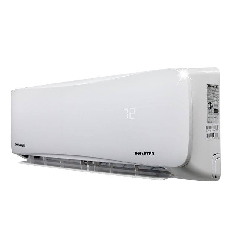 Pioneer® 9,000 BTU 21.7 SEER2 Ductless Mini-Split Inverter+ Energy-Star Air Conditioner Heat Pump System Full Set 230V