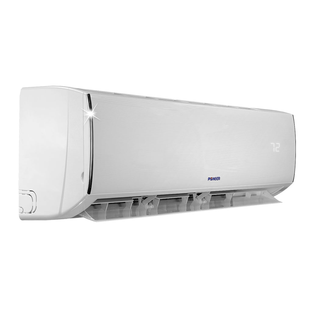 Pioneer® Diamante Series 12,000 BTU 19 SEER Ductless Mini-Split Air Conditioner Inverter+ Heat Pump Full Set 230V with 16 Ft. Kit