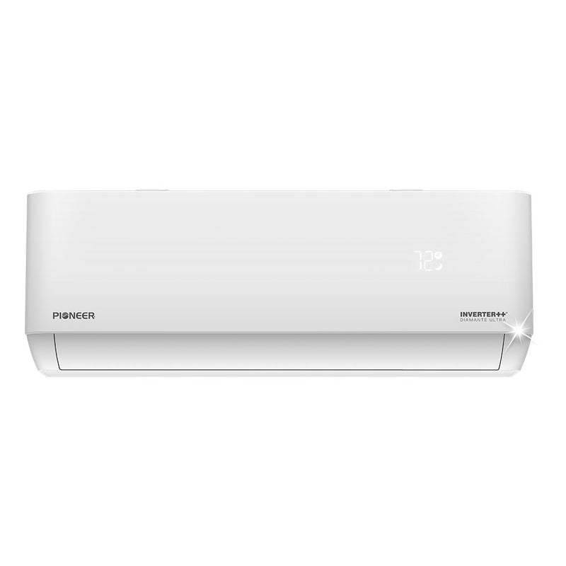 Pioneer® Diamante Ultra 9,000 BTU 22 SEER Wi-Fi Ductless Mini-Split Inverter++ Air Conditioner Heat Pump Full Set with 16 Ft. Kit - 110/120V