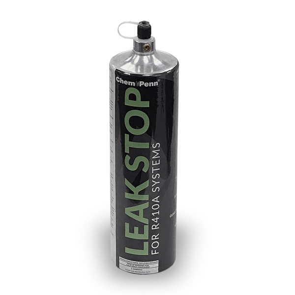 Quick-Recharge R410a Refrigerant for HVAC Systems with Leak-Stop and UV-Dye Additive, 1.8lb