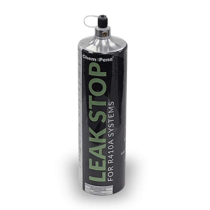 Quick-Recharge R410a Refrigerant Bottle for HVAC Systems with Leak-Stop and  UV-Dye Additive, 1.8lb