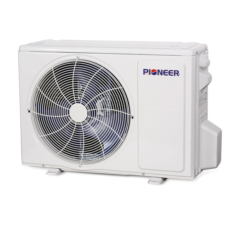 Pioneer® 9,000 BTU 20 SEER2 8-Way Compact Cassette Mini-Split Air Conditioner Heat Pump System Full Set 230V