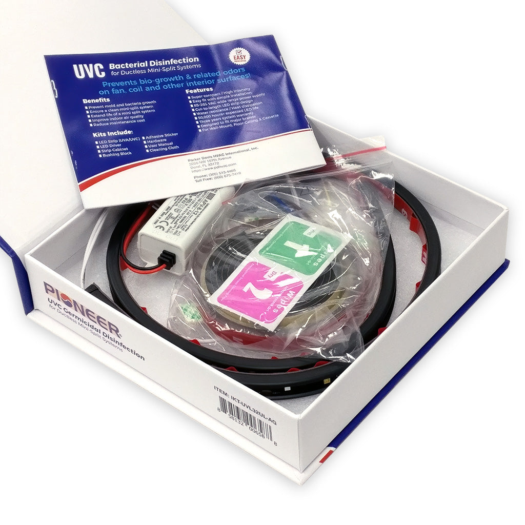 UVC Bacterial Disinfection for Mini Split Systems