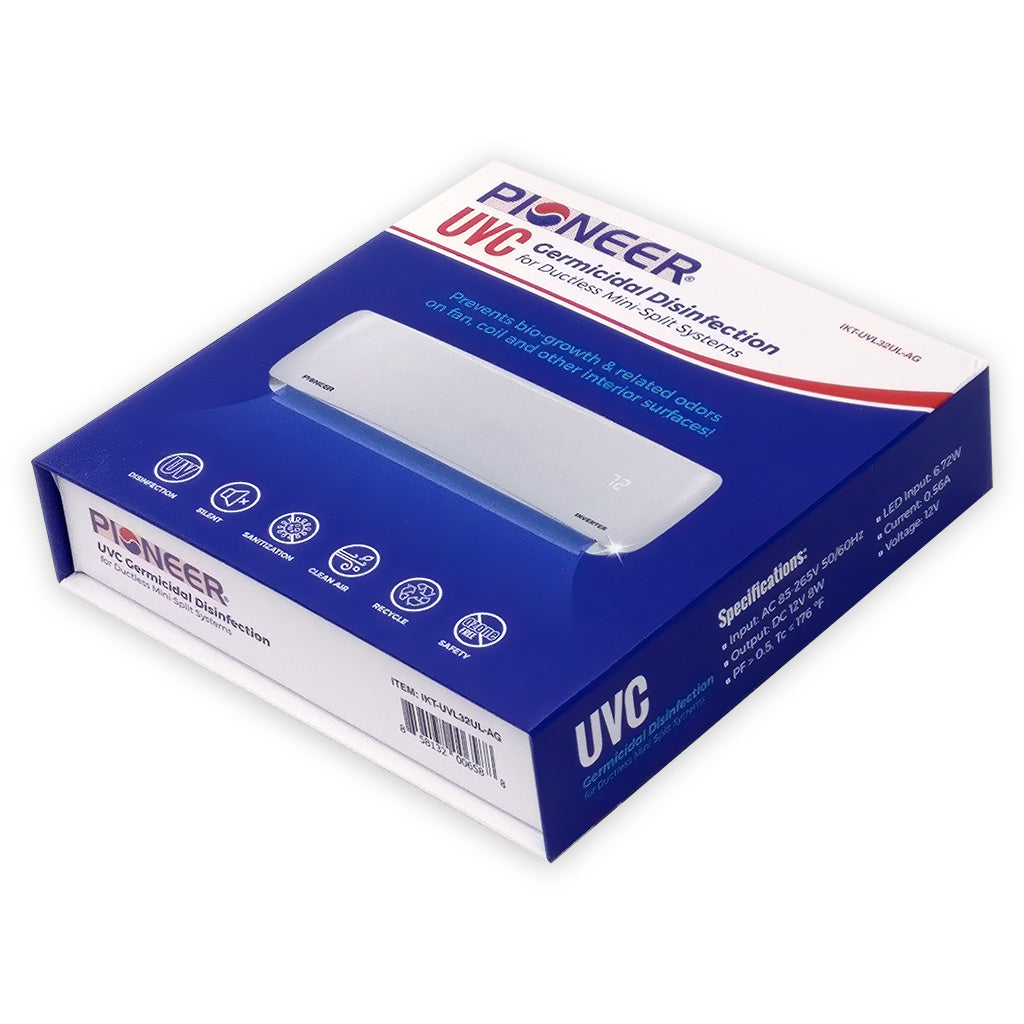 UVC Bacterial Disinfection for Mini Split Systems