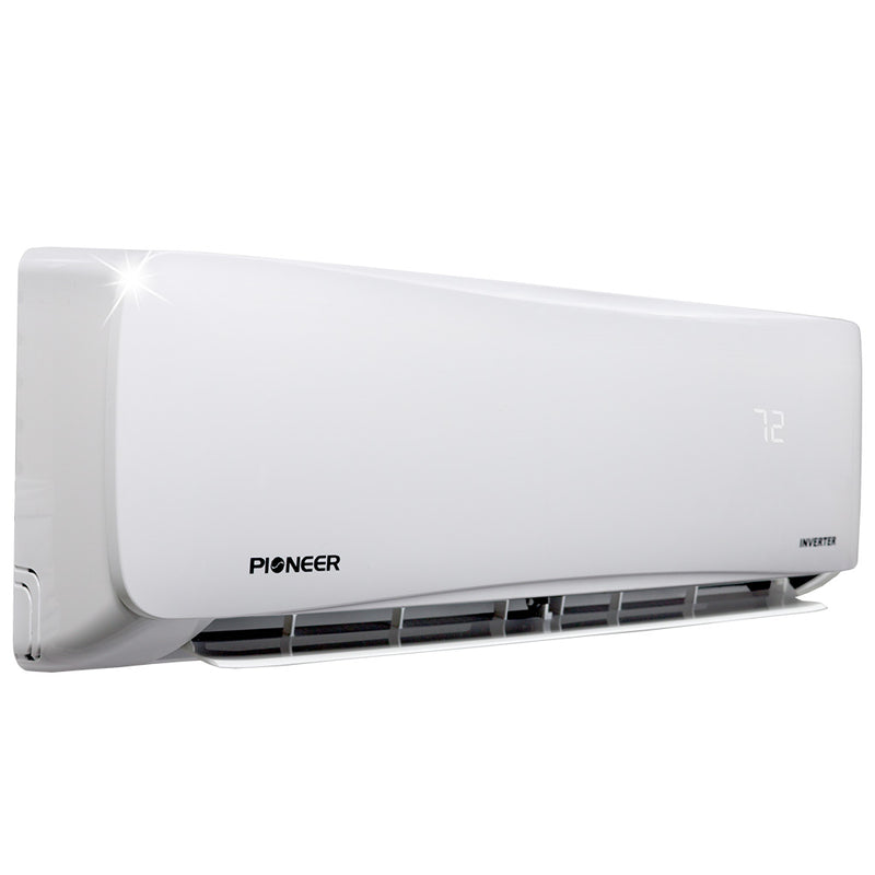 Pioneer® Multi Zone 12,000 BTU Quantum Series Wall Mount Indoor Section Split Inverter++ Air Conditioner Heat Pump 230V