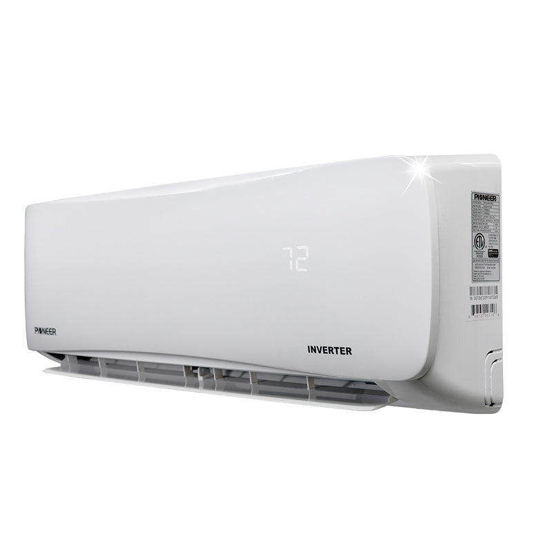 Pioneer® Multi Zone 12,000 BTU Quantum Series Wall Mount Indoor Section Split Inverter++ Air Conditioner Heat Pump 230V